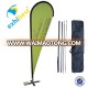 Hot Sale High Quality Decorative Banner Feather Teardrop Flags by EB