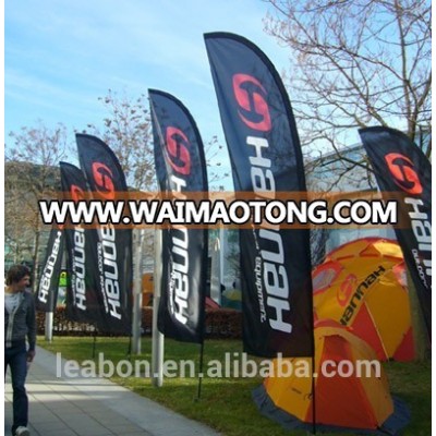 Customized flying feather flag for outdoor advertising