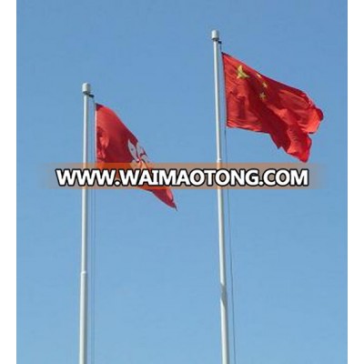 Hot sale five sections aluminum outdoor national flag pole